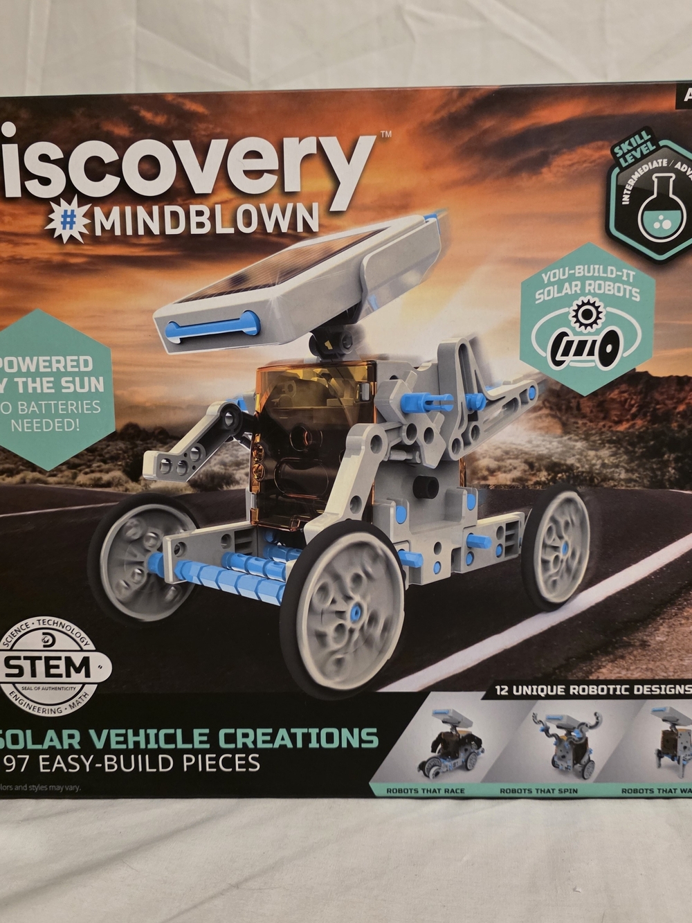 NEW Discovery MindBlown Solar Vehicle Creations 197 Pieces STEM 12 Designs